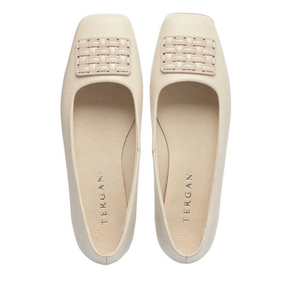 Bej Hakiki Deri Kadın Babet - K25I1BB67847-A25 - 5