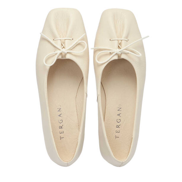 Bej Hakiki Deri Kadın Babet - K25I1BB67850-A25 - 5