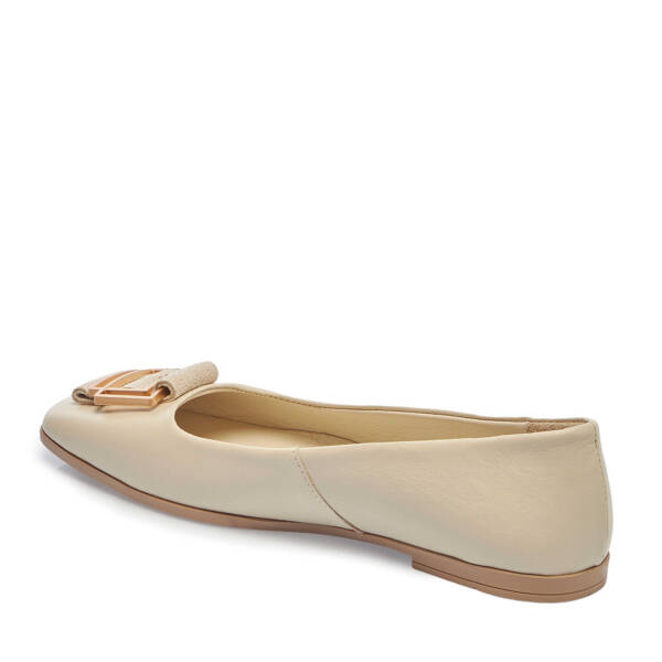 Bej Hakiki Deri Kadın Babet - K25I1BB67851-A25 - 3