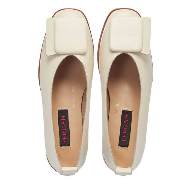 Bej Deri Kadın Babet - K25I1BB68048-A25 - 5