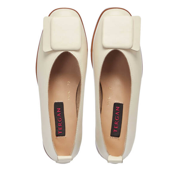 Bej Deri Kadın Babet - K25I1BB68048-A25 - 5