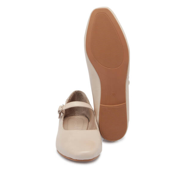 Bej Deri Kadın Babet - K25S1BB68352-Q5Q - 4