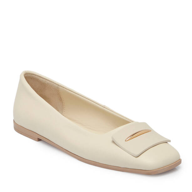 Bej Deri Kadın Babet - K25S1BB68360-A25 