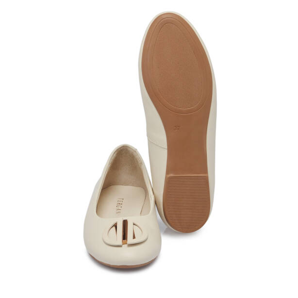 Bej Deri Kadın Babet - K25S1BB68364-A25 - 4