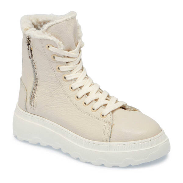 Bej Deri Kadın Bot - K23K1BT66918-B19 - 1