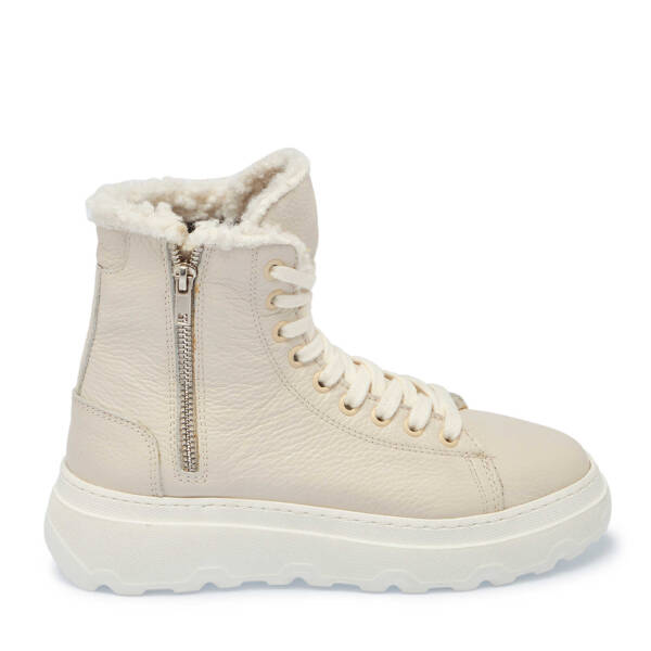 Bej Deri Kadın Bot - K23K1BT66918-B19 - 3