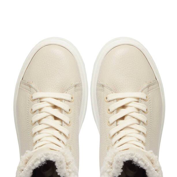 Bej Deri Kadın Bot - K23K1BT66918-B19 - Tergan