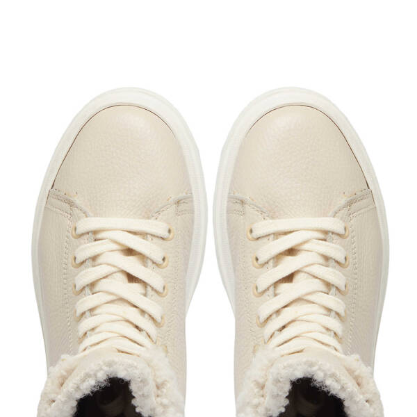 Bej Deri Kadın Bot - K23K1BT66918-B19 - 5