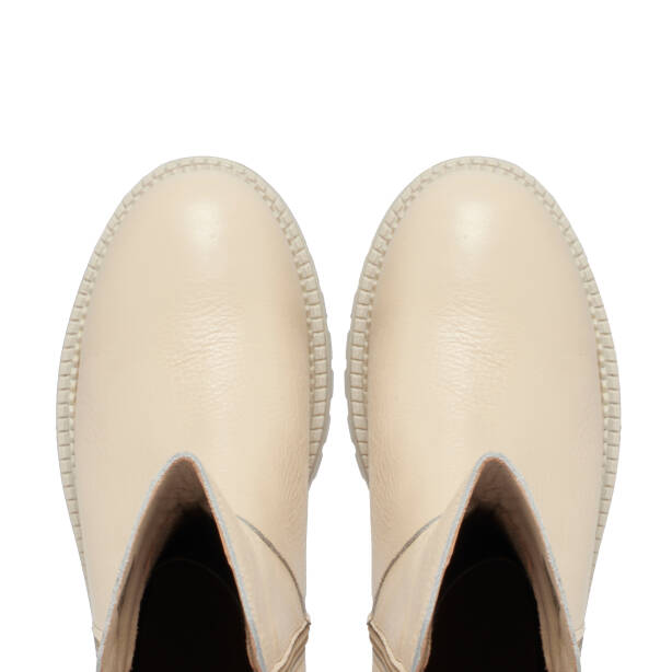 Bej Hakiki Deri Kadın Bot - K25K1BT68144-B19 - 5