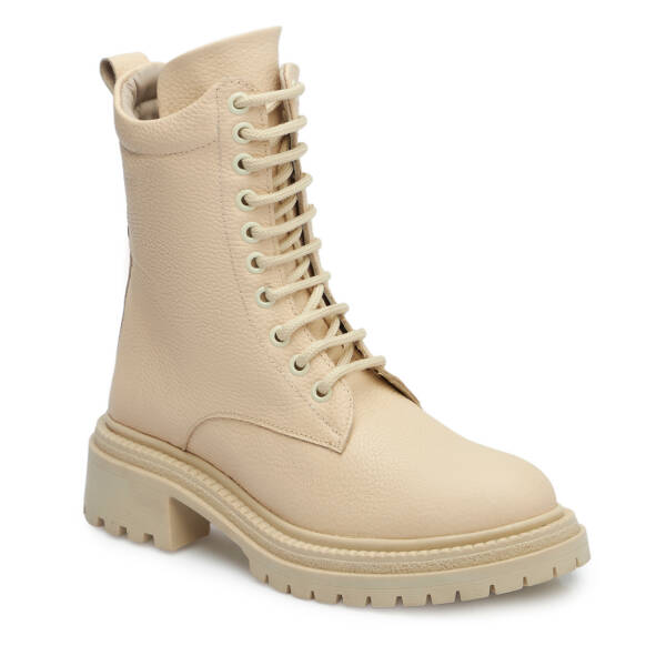 Bej Hakiki Deri Kadın Bot - K25K1BT68146-B19 - 3