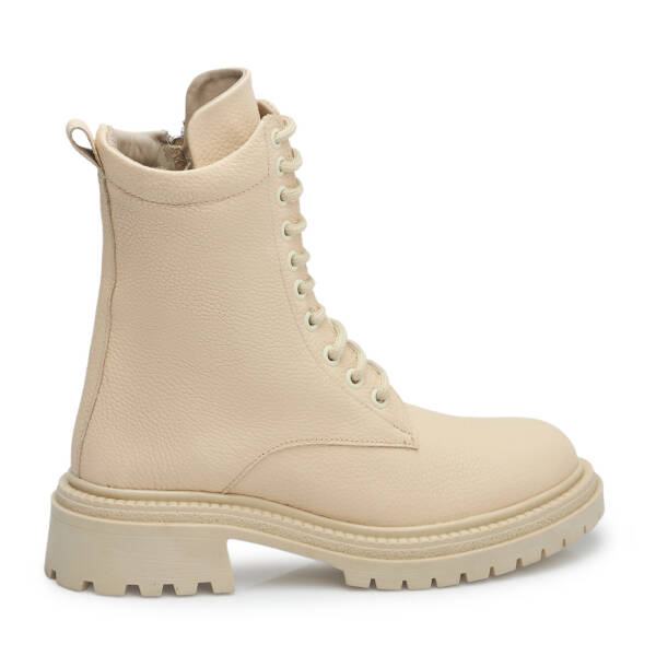 Bej Hakiki Deri Kadın Bot - K25K1BT68146-B19 - 2