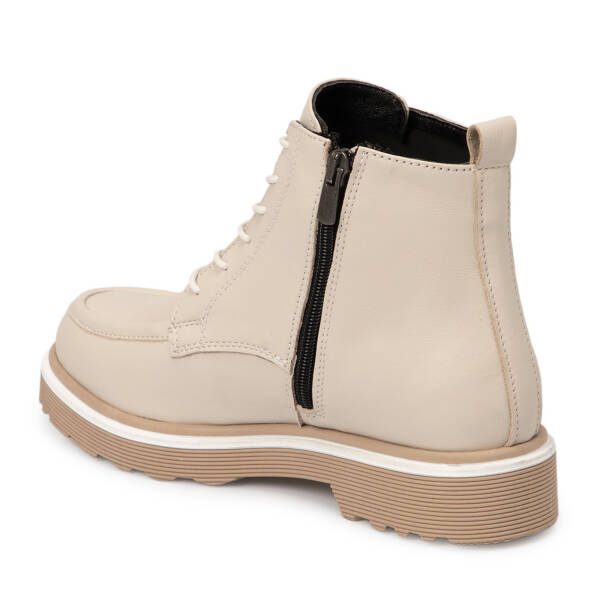 Bej Deri Kadın Bot - K25K1BT68170-A25 - 2