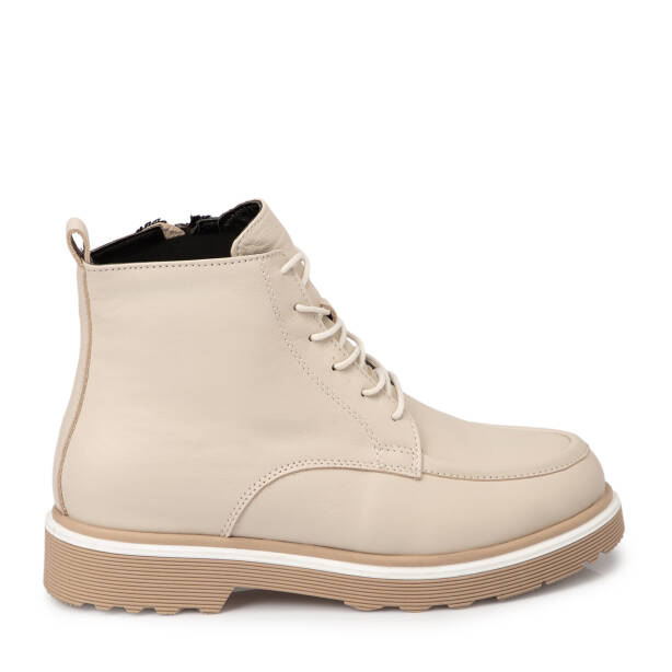 Bej Deri Kadın Bot - K25K1BT68170-A25 - 3