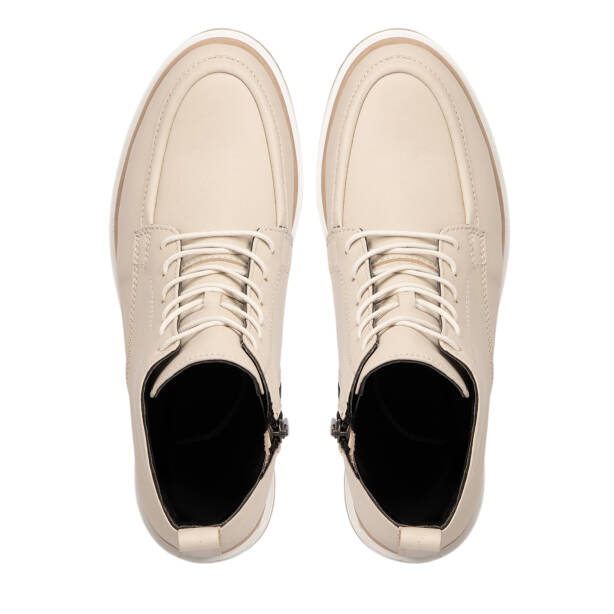 Bej Deri Kadın Bot - K25K1BT68170-A25 - 5