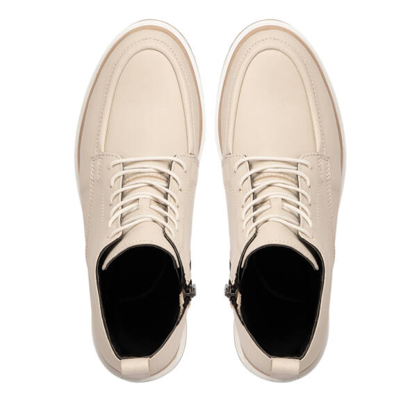 Bej Deri Kadın Bot - K25K1BT68170-A25 - 5