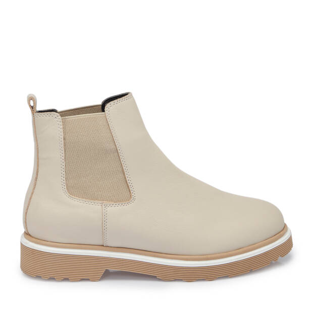 Bej Deri Kadın Bot - K25K1BT68171-A25 - 3