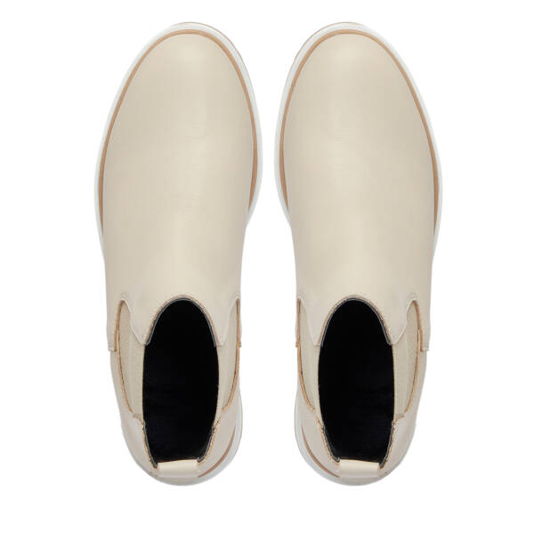 Bej Deri Kadın Bot - K25K1BT68171-A25 - 5