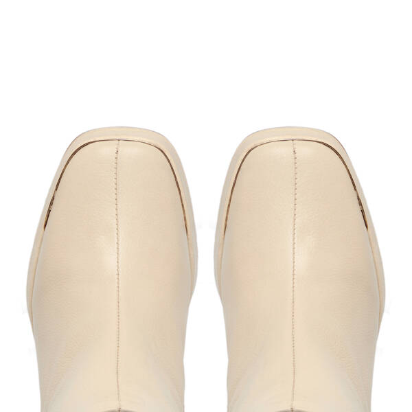 Bej Deri Kadın Bot - K25K1BT68196-A25 - 5