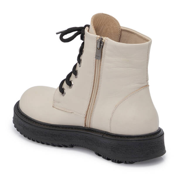 Bej Deri Kadın Bot - K25K1BT68250-A25 - 2