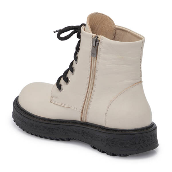 Bej Deri Kadın Bot - K25K1BT68250-A25 - 2