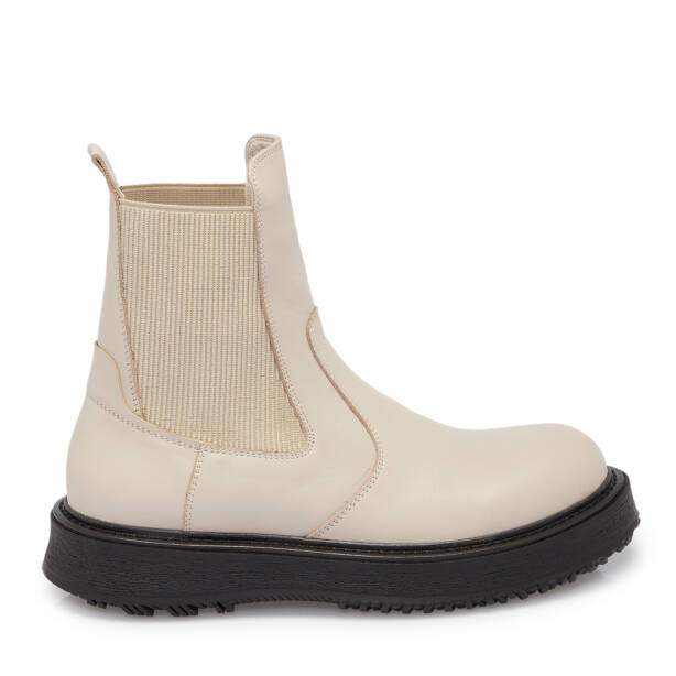 Bej Deri Kadın Bot - K25K1BT68251-A25 - 3