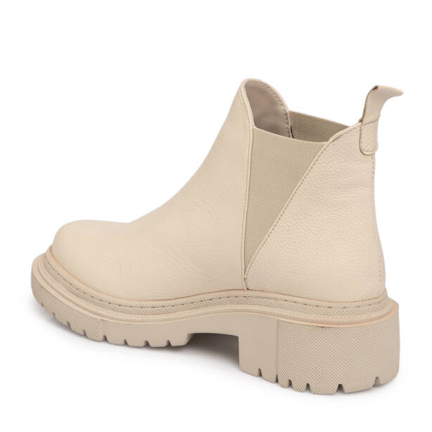 Bej Deri Kadın Bot - K25K1BT68289-B19 - 2