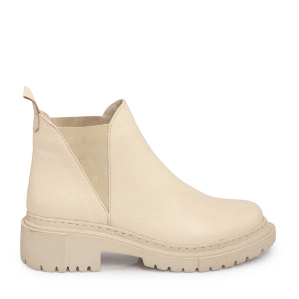 Bej Deri Kadın Bot - K25K1BT68289-B19 - 3