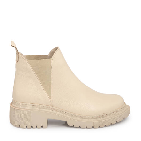 Bej Deri Kadın Bot - K25K1BT68289-B19 - 3