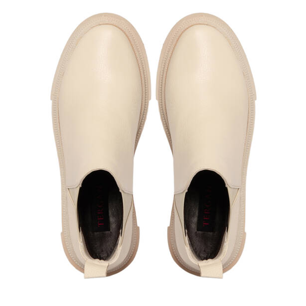 Bej Deri Kadın Bot - K25K1BT68289-B19 - 5