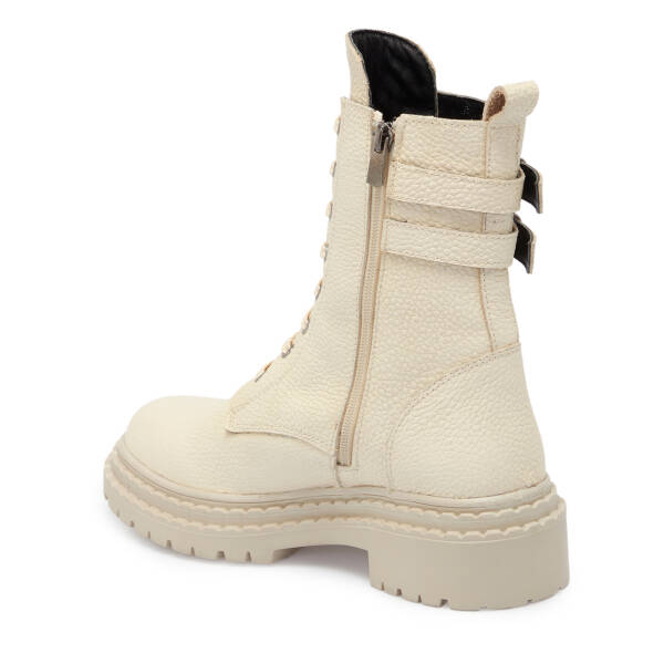 Bej Deri Kadın Bot - K25K1BT68299-A25 - 2