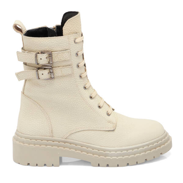 Bej Deri Kadın Bot - K25K1BT68299-A25 - 3