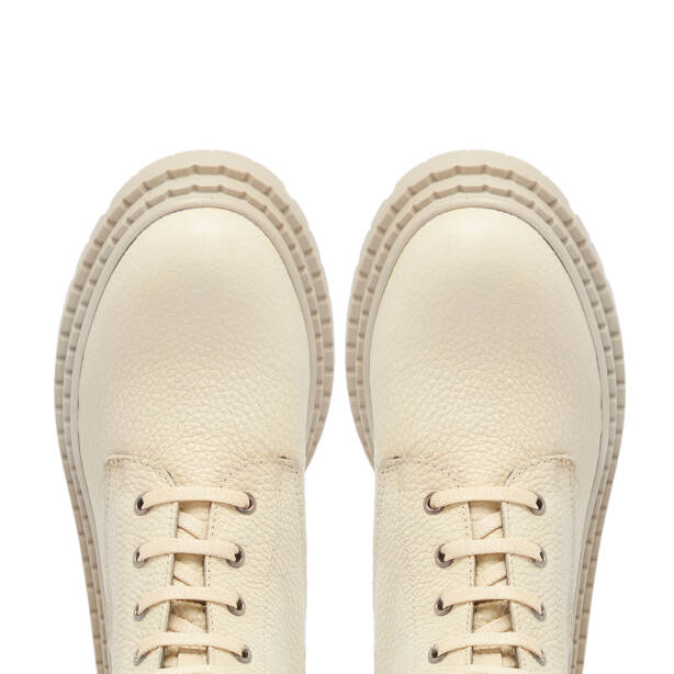 Bej Deri Kadın Bot - K25K1BT68299-A25 - 5