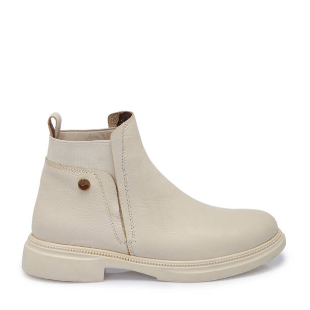 Bej Deri Kadın Bot - K25K1BT68309-B19 - 3