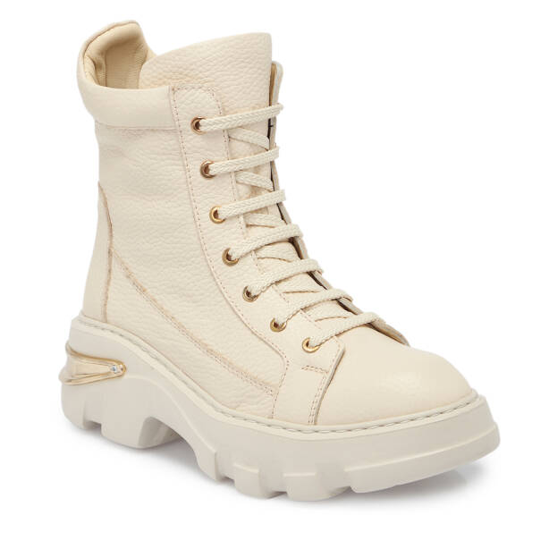 Bej Deri Kadın Bot - K25K1BT68317-A25 - 1