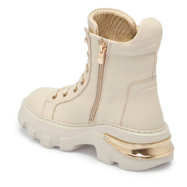 Bej Deri Kadın Bot - K25K1BT68317-A25 - 2