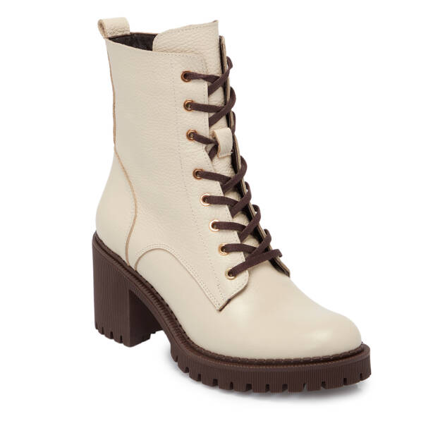 Bej Deri Kadın Bot - K25K1BT68327-B19 - 1