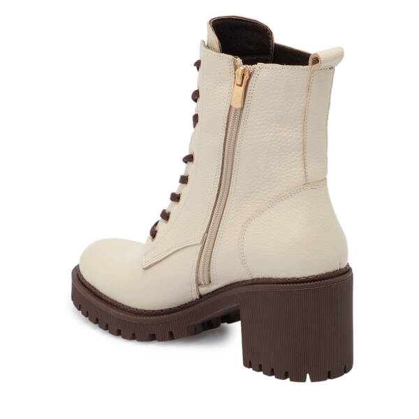 Bej Deri Kadın Bot - K25K1BT68327-B19 - 2