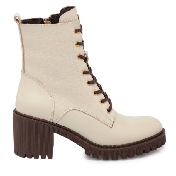 Bej Deri Kadın Bot - K25K1BT68327-B19 - 3