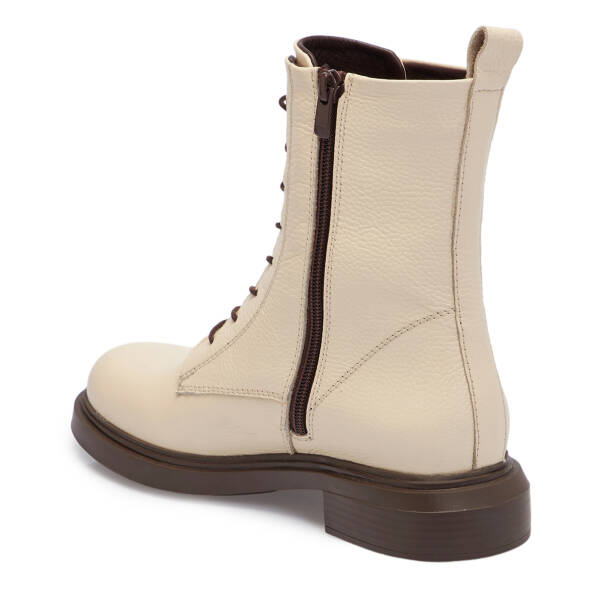 Bej Deri Kadın Bot - K25K1BT68346-B19 - 2