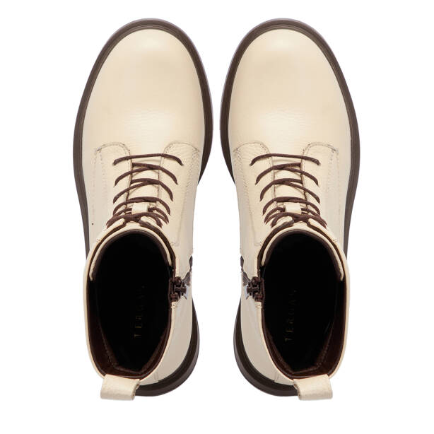 Bej Deri Kadın Bot - K25K1BT68346-B19 - 5