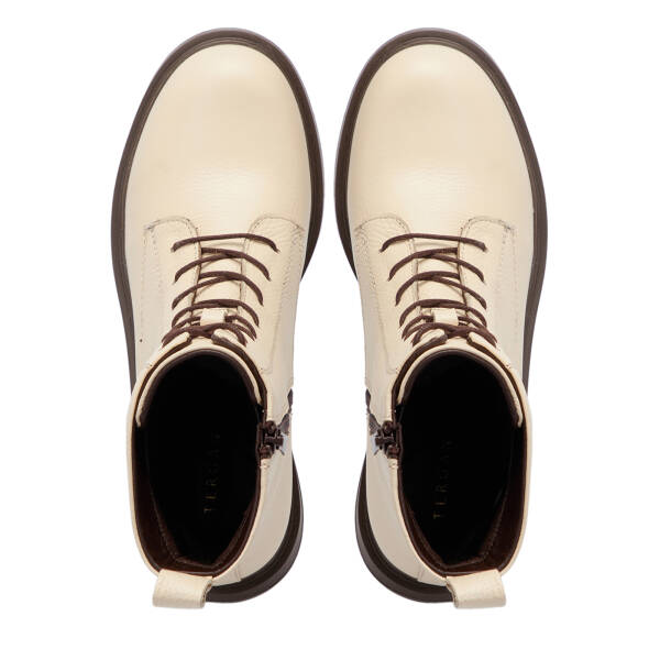 Bej Deri Kadın Bot - K25K1BT68346-B19 - 5