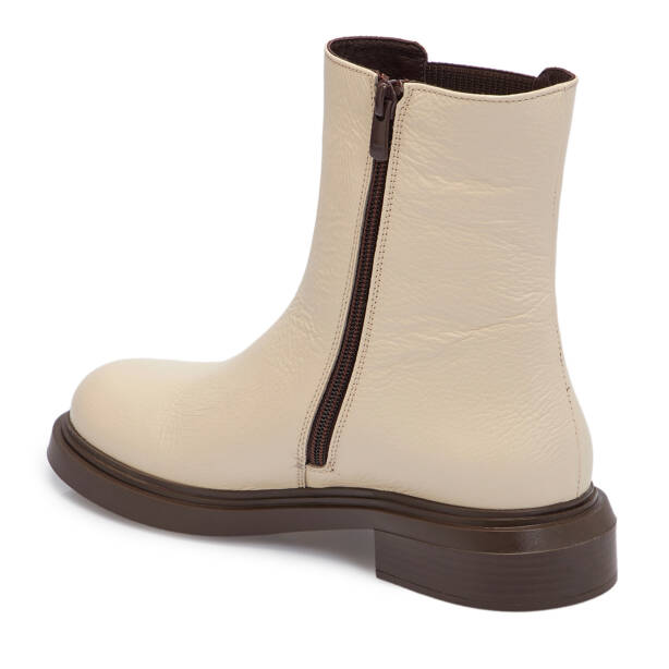 Bej Deri Kadın Bot - K25K1BT68347-B19 - 2