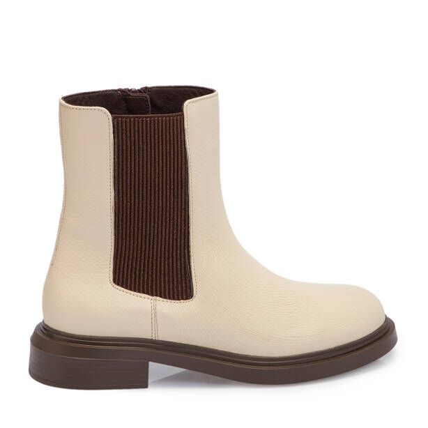 Bej Deri Kadın Bot - K25K1BT68347-B19 - 3