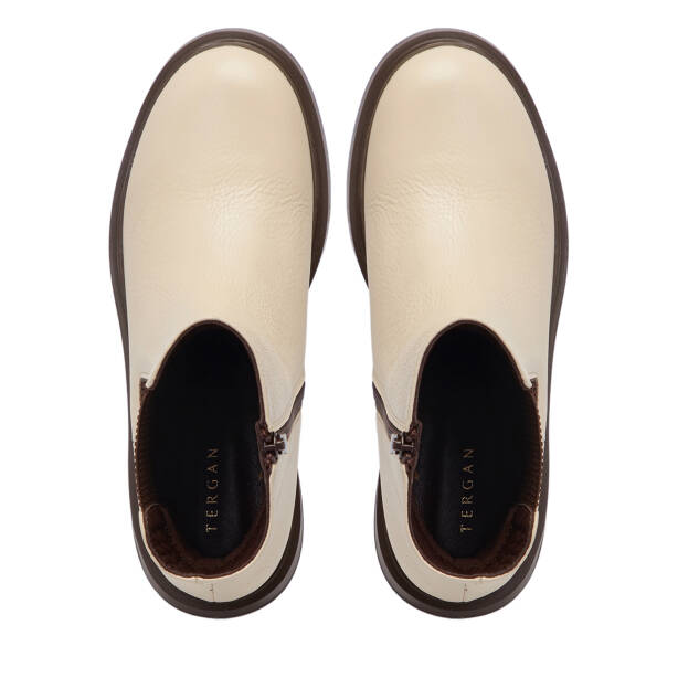 Bej Deri Kadın Bot - K25K1BT68347-B19 - 5