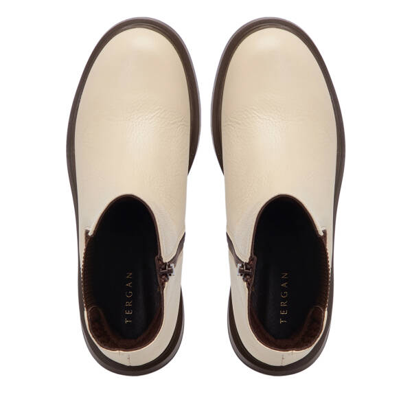 Bej Deri Kadın Bot - K25K1BT68347-B19 - 5