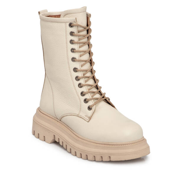 Bej Hakiki Deri Kadın Bot - K25K1BT68507-A25 - 2