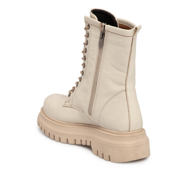 Bej Hakiki Deri Kadın Bot - K25K1BT68511-A25 - Tergan