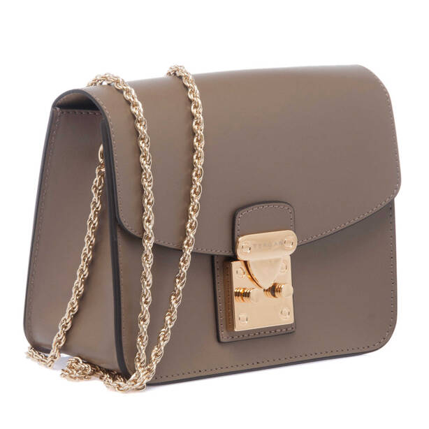 Bej Deri Kadın Çapraz Askılı Çanta - S24K1BC78972-V62 - 2