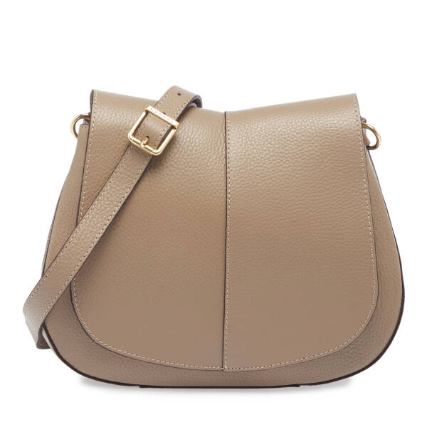 Bej Deri Kadın Çapraz Askılı Çanta - S25K1BC80241-S95 - 1