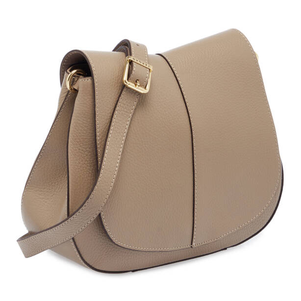 Bej Deri Kadın Çapraz Askılı Çanta - S25K1BC80241-S95 - 2